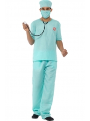 Doctor Costume Doctor Scrubs - Mens Halloween Costumes